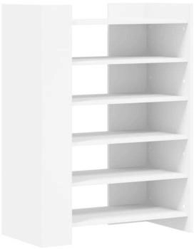 vidaXL Schuhregal Stapelbar Artisan-Eiche 60x30x30,5 cm 1-tlg. Eiche
