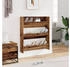 vidaXL Schuhschrank Schuhbank Artisan-Eiche 60x30x45 cm Holzwerkstoff