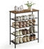 Vasagle Schuhregal mit 5 Ebenen schmal 30x91x75 cm