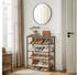 Vasagle Schuhregal mit 5 Ebenen schmal 30x91x75 cm
