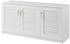 en.casa Schuhschrank Løten Schrank mit sechs Ablagen 125x36x62cm Weiß
