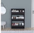 en.casa Schuhschrank Aurskog mit Kipptüren 110x735x24cm Anthrazit