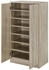 en.casa Schuhschrank mit 2 Türen - 108x55x35cm Eiche