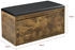 en.casa Schuhbank Degerfors mit Schublade 80x39x45 cm Eiche/Schwarz
