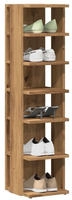 vidaXL Schuhschrank Artisan-Eiche 28x27x102 cm Holzwerkstoff
