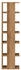 vidaXL Schuhregal Artisan-Eiche 28x27x102 cm Holzwerkstoff Eiche