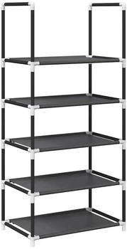 vidaXL Schuhschrank Schuhregale 2 Stk Stapelbar Eichen-Optik 60x30x30,5 cm