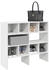 vidaXL Kleiderständer Schuhregale Stapelbar Betongrau 89,5x30x40 cm (2 St), Betongrau