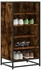 vidaXL Schuhregal Räuchereiche 48x38x97,5 cm Holzwerkstoff 8-tlg. Räuchereiche