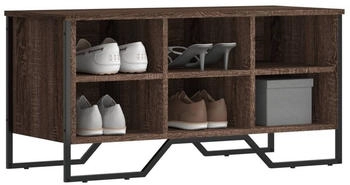 vidaXL Schuhregal Wei&szlig; 80x25x62 cm Holzwerkstoff Wei&szlig;