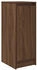 vidaXL Schuhregal Altholz-Optik 54x34x183 cm Holzwerkstoff