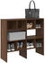 vidaXL Schuhregal Schwarz 80x25x61,5 cm Holzwerkstoff