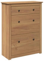 vidaXL Schuhschrank PANAMA 80x35x105 cm Massivholz Kiefer