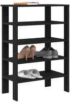 vidaXL Schuhregal Schwarz 61x32x87,5 cm Holzwerkstoff
