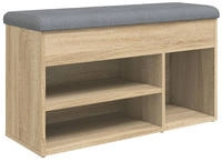 vidaXL Schuhbank Sonoma-Eiche 82x32x45,5 cm Holzwerkstoff