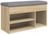 vidaXL Schuhregal Grau Sonoma 90x38x61,5 cm Holzwerkstoff Grau Sonoma