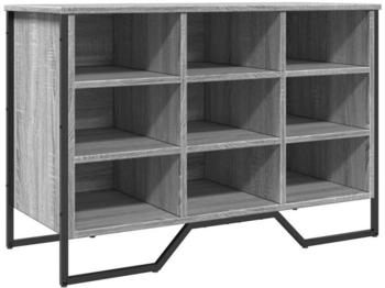 vidaXL Schuhregal Schuhbank 110x35x45 cm Massivholz / Eisen