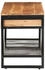 vidaXL Schuhregal Schuhbank 110x35x51 cm Raues Massivholz, 1-tlg.