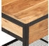 vidaXL Schuhregal Schuhbank 110x35x51 cm Raues Massivholz, 1-tlg.