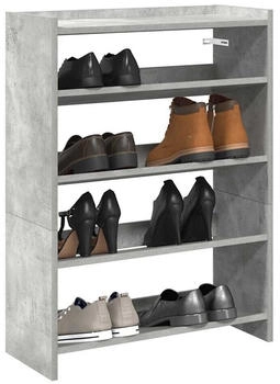 vidaXL Schuhregal Artisan-Eiche 80x25x100 cm Holzwerkstoff