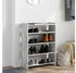 vidaXL Schuhregal Artisan-Eiche 80x25x100 cm Holzwerkstoff
