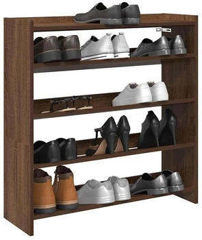 vidaXL Schuhregal Schwarz 60x30x98 cm Holzwerkstoff