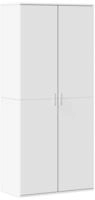vidaXL Schuhschrank Wei&szlig; 80&times;39&times;178 cm Holzwerkstoff