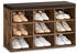 Vasagle Schuhbank / Schuhregal mit 9 Fächern 78,5x30,3x48 cm vinatge