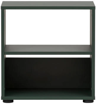 Lomado Schuhbank KELLA-80, Schrank Regal Würfel grün 48,5x50,1x33,2 cm