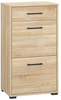 Lomado Schuhschrank CHEB-131 Eiche hell Schuhkommode 50x90x33,7 cm