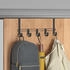 Metaltex Türhaken Lava, Türen, mit exklusiver TouchTherm matt schwarz