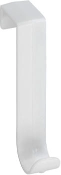 Wenko Türhaken 4422010100, zum Einhängen weiß Kunststoff, Innenseite, 5 Stück