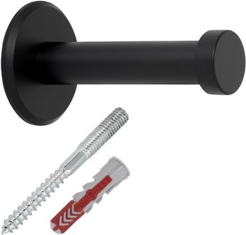 Sotech Kleiderhaken Talea 129235, Länge 5cm schwarz matt, 1 Haken