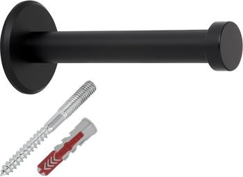 Sotech Kleiderhaken Talea 129236, Länge 7cm schwarz matt, 1 Haken