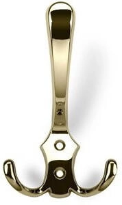Sotech Kleiderhaken Lena 114442, lang, Messingoptik / gold, 3 Haken