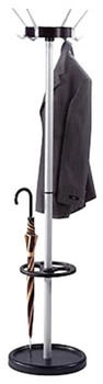 Kerkmann Garderobenständer Public Classic silber mit 12 Haken 176x41cm