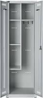 Bisley Garderobenschrank LIGHT, Allzweckschrank 300, Farbe lichtgrau
