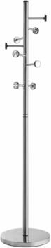 Alco Garderobenständer 2812 silber mit 8 Haken 182x41cm