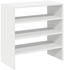 vidaXL Schuhschrank Schuhregale 2 Stk Stapelbar Weiß 60x30x30,5 cm