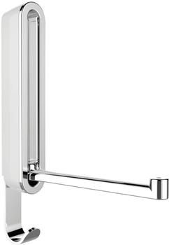 Wenko Kleiderhaken Premium Sigma, 50582100 weiß Kunststoff / 2 Haken klappbar