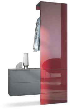 Vladon Garderoben-Set Bordeaux 105x193x35 cm