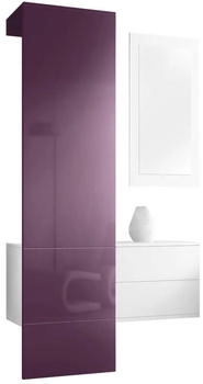 Vladon Garderoben-Set Brombeere 105x193x35 cm