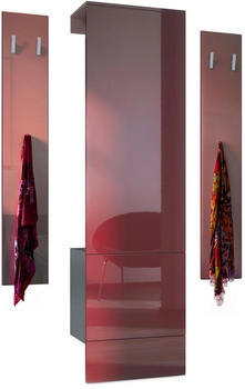 Vladon Garderoben-Set Bordeaux 123x193x35 cm