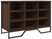 vidaXL Schuhregal Braun Eichen-Optik 90x38x61,5 cm Holzwerkstoff