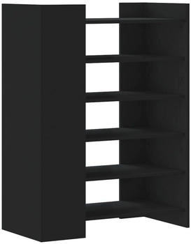 vidaXL Schuhregal Artisan-Eiche 80x25x81 cm Holzwerkstoff