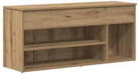 vidaXL Schuhbank Artisan-Eiche 102x30,5x45 cm Holzwerkstoff