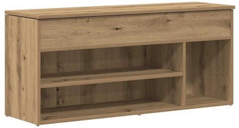 vidaXL Schuhbank Schuhbank Artisan Eiche 102x30,5x45 cm braun