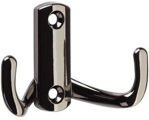 Sotech Kleiderhaken Julie 108896, kurz, chrom dunkel, 2 Haken