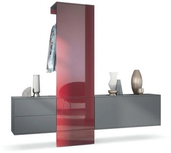 Vladon Garderoben-Set Bordeaux 209x193x35 cm