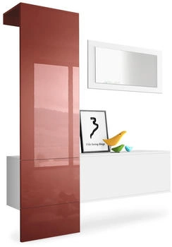 Vladon Garderoben-Set Bordeaux 156x193x35 cm